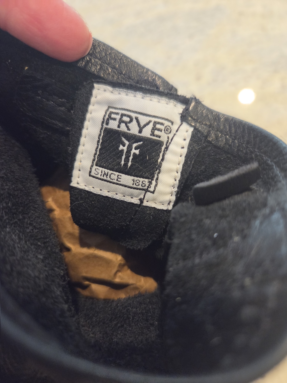 Frye Veronica Black Leather Mid-Calf Buckle Boots. Size 6.5 - Picture 5 of 7